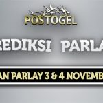 Prediksi Parlay Jitu 3 dan 4 November 2023