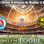 Prediksi Bola Slovan Bratislava Vs Mjallby 12 Agustus 2026